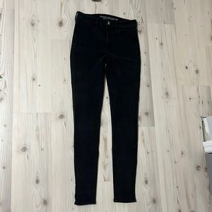 American Eagle Black Hi-Rise Jeggings Women’s Size 4 Long